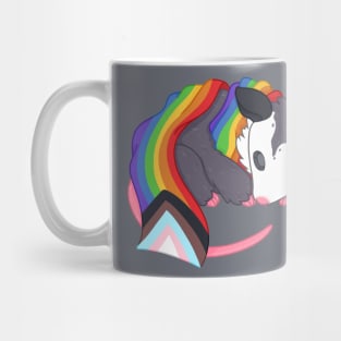 Progress Pride Possum Mug